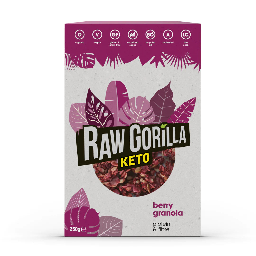Organic Keto Berry Granola - Raw Gorilla