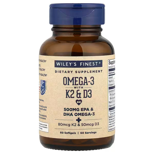 Omega 3 with Vitamin K2 and D3 500MG