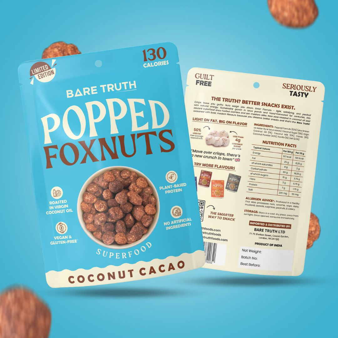 Popped Foxnuts - Coconut Cacao - 25g