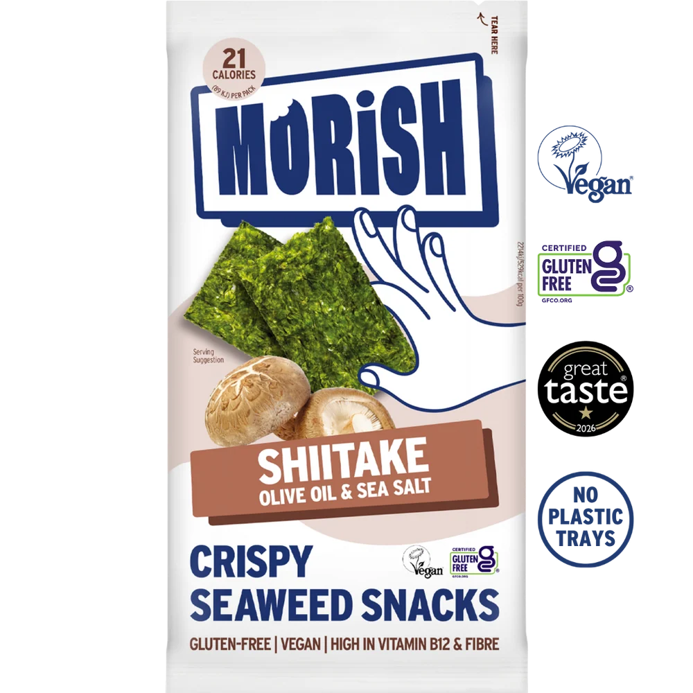 Crispy Shitake Seaweed Snacks - 5pack x 4g