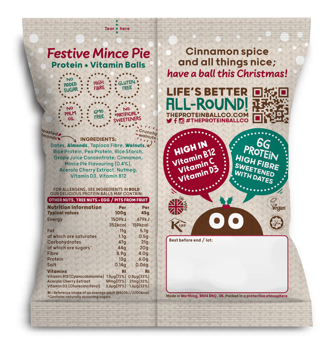 Festive mince Pie Protein Balls - 45g
