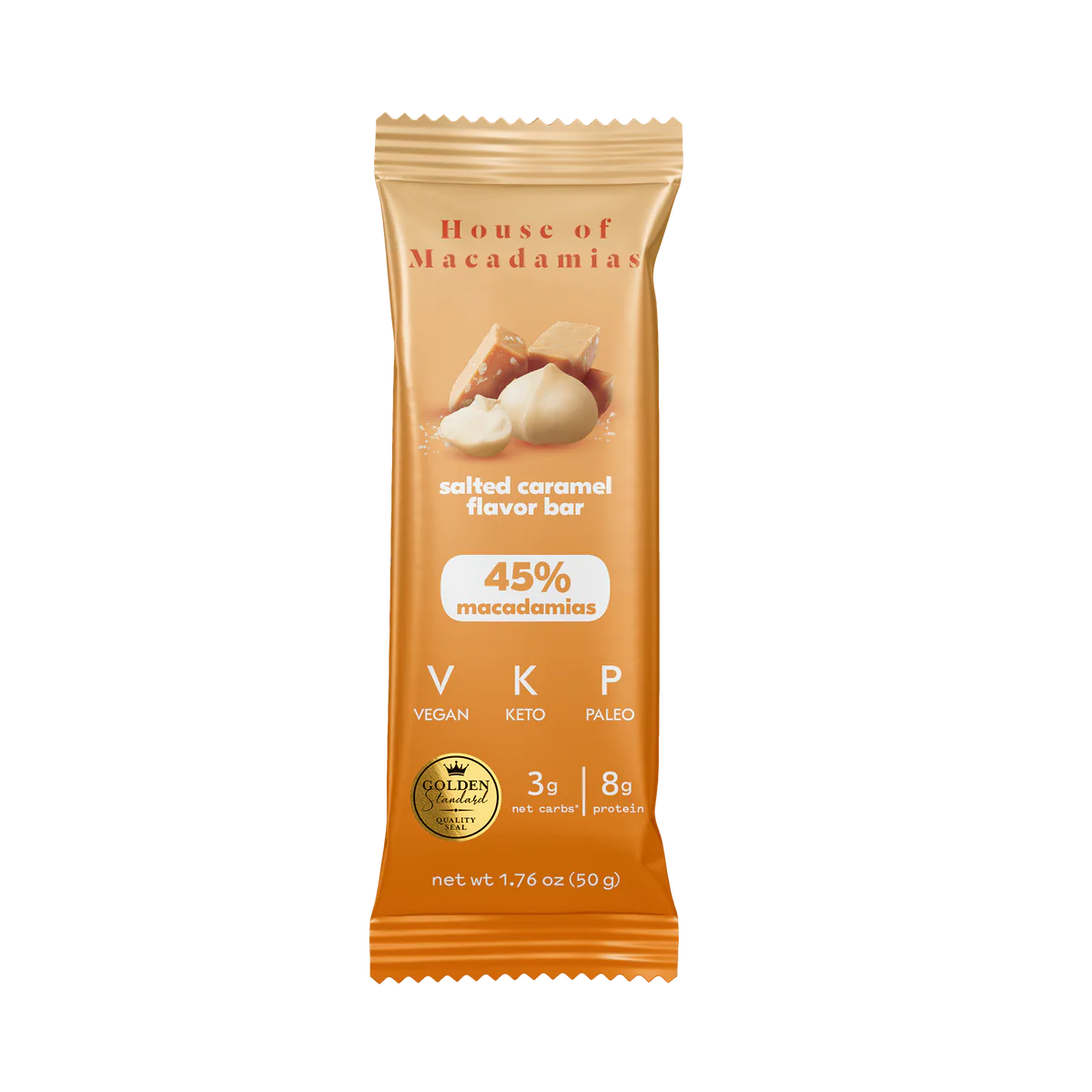 Macadamia Nut Bar - Salted Caramel