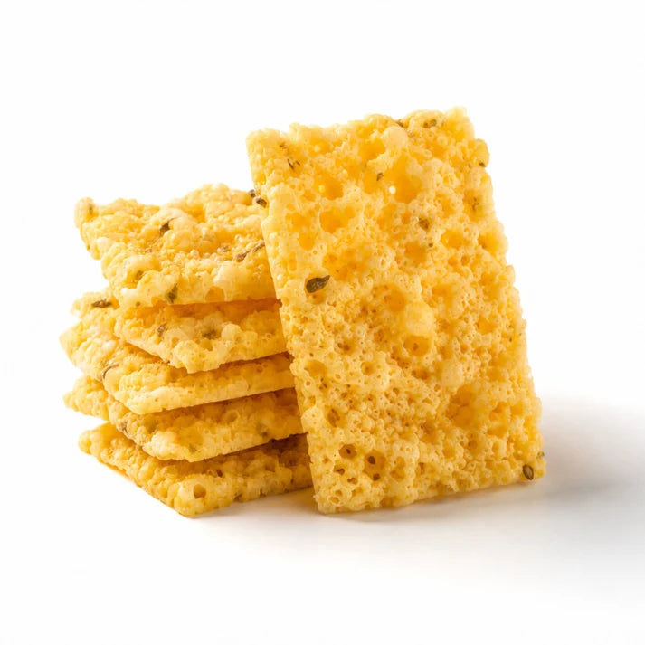 Pure Cheese Crackers - Fresh Garlic and Oregano