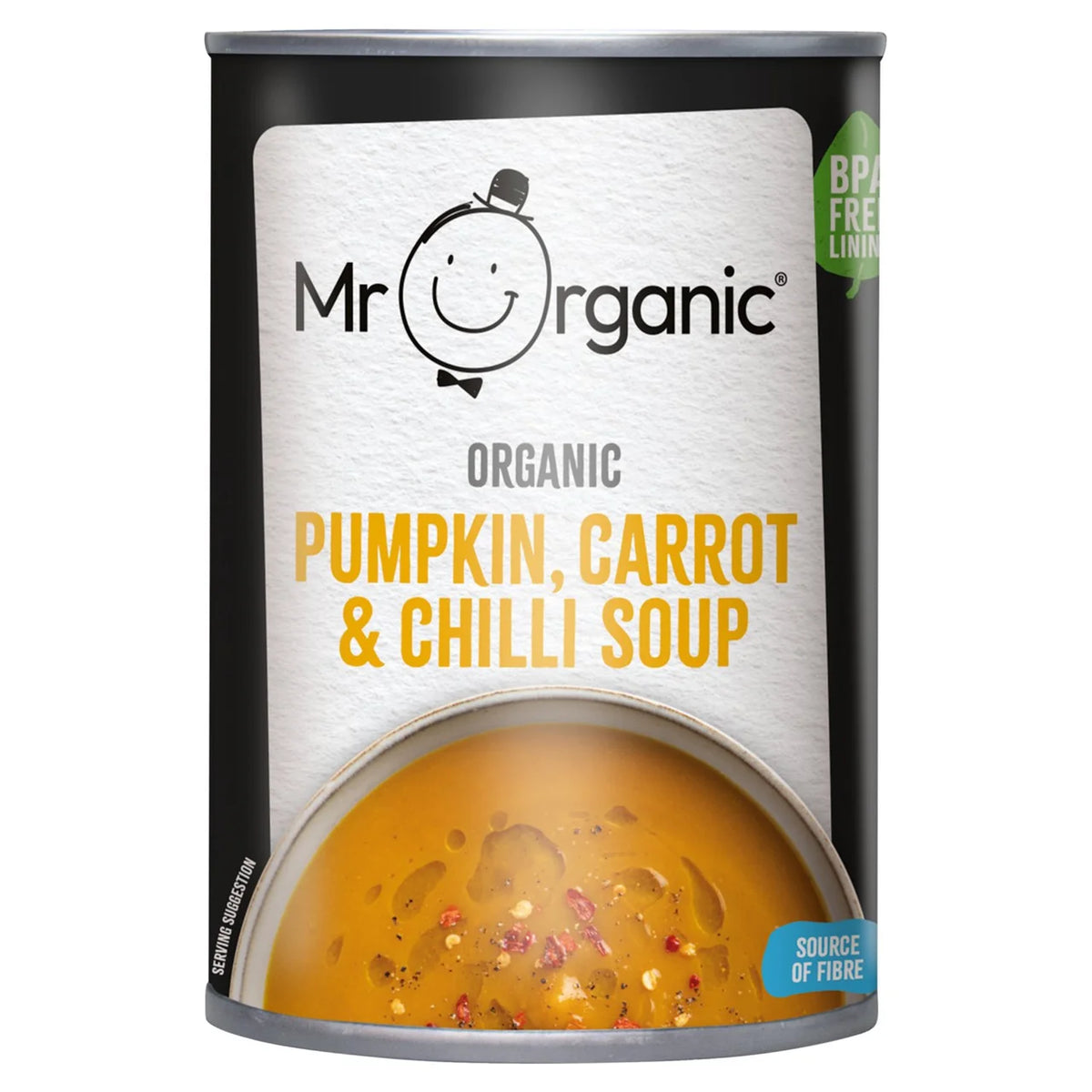 Organic Pumpkin, Carrot & Chilli Soup