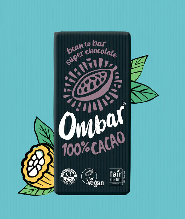 Organic, Raw, 100% Cacao Ombar - 70g