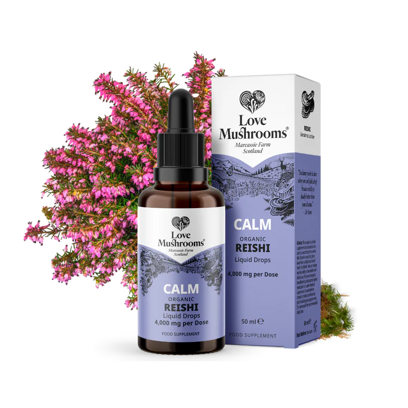 Organic Calm Reish Mushroom Drops (Alcohol Free) - 50ml
