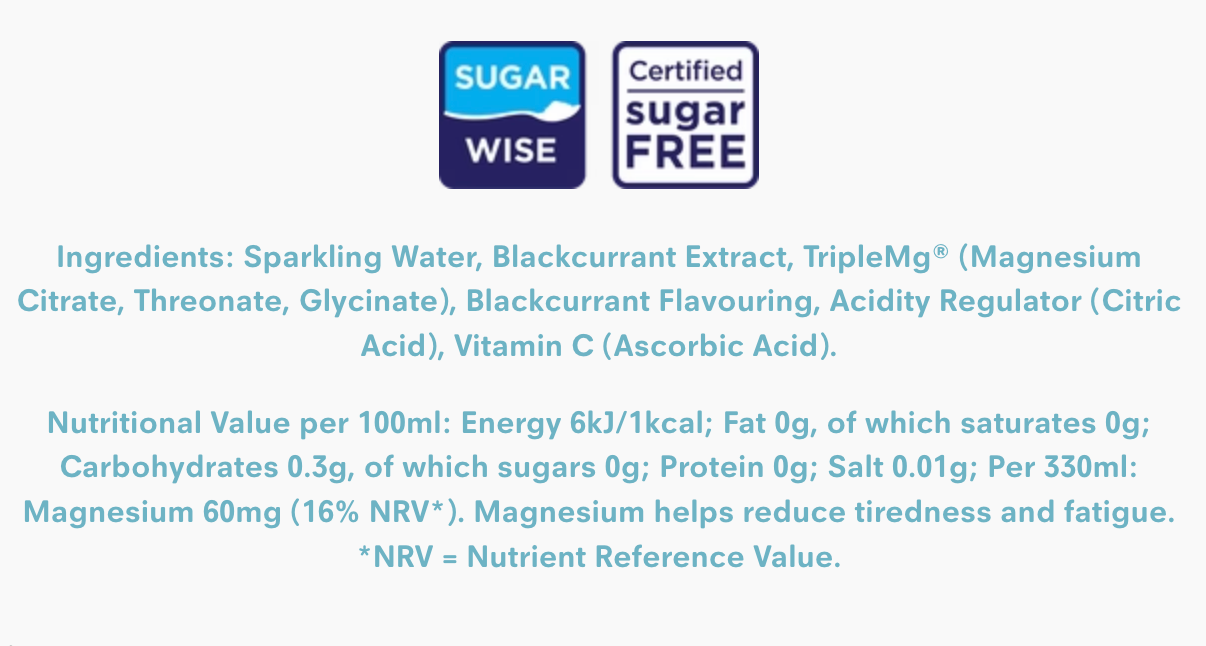Blackcurrant & Vitamin C OHMG - 330ml