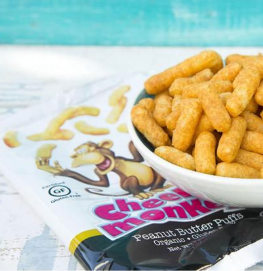 Cheeky Monkey Peanut Butter Puffs - 60g