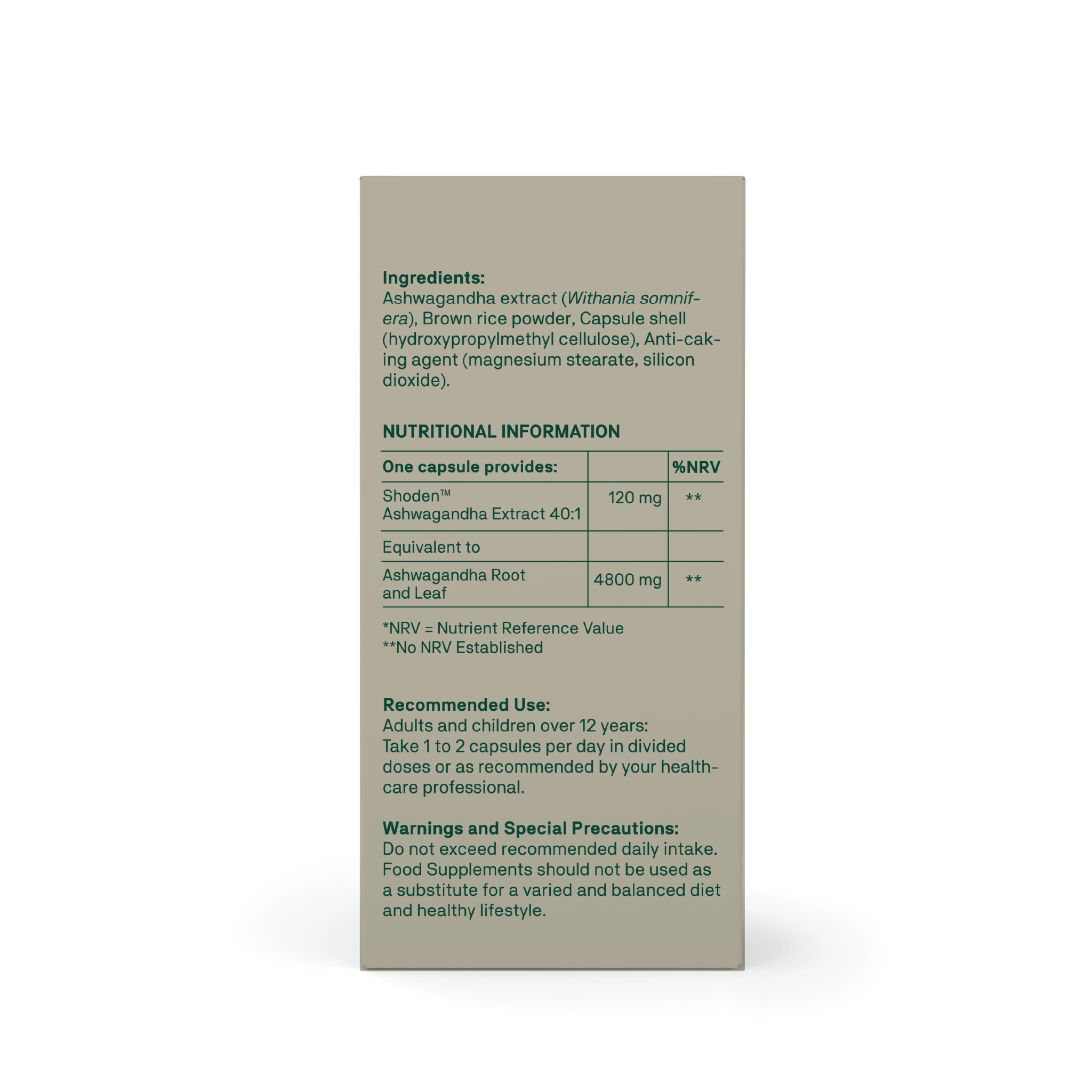 Ashwagandha Bioactive - 60 Capsules from Natroceutics | Available at Sow & Arrow