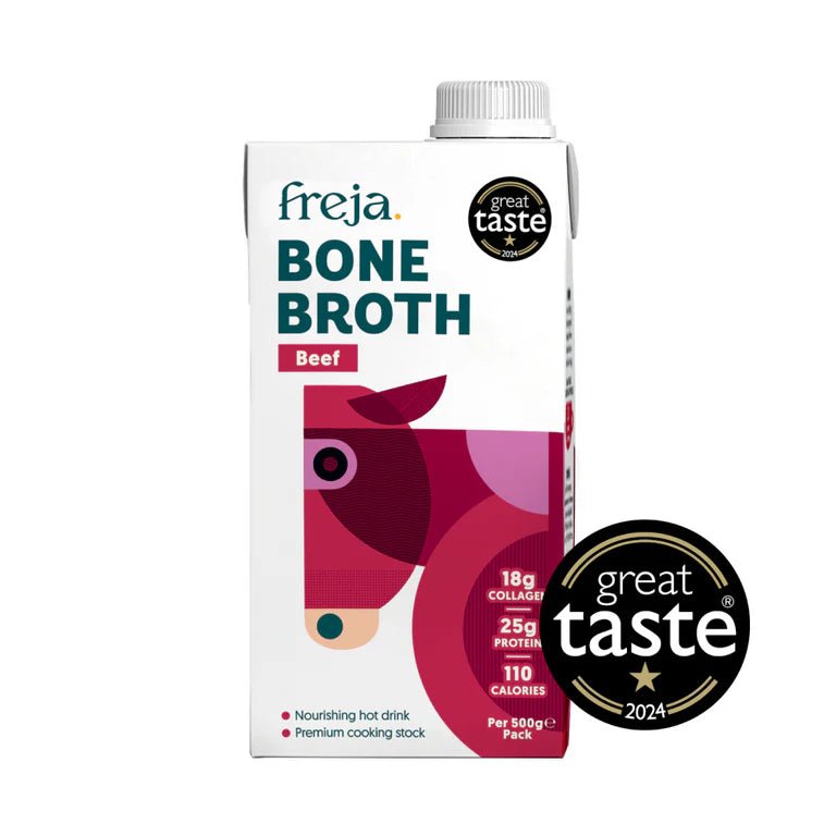 Beef Bone Broth - Grass Fed from Freja | Available at Sow & Arrow