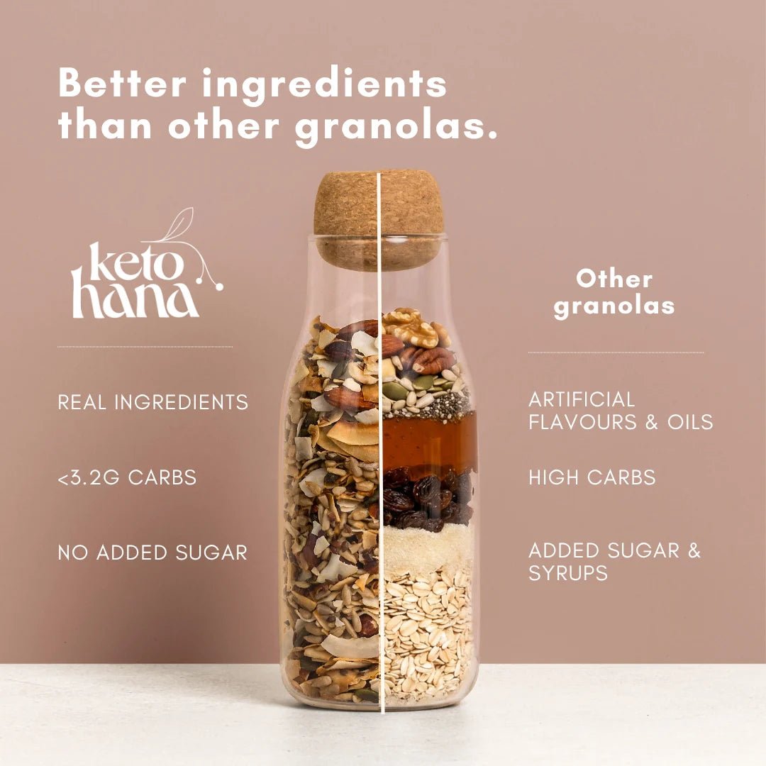 Coconut & Almond Keto Granola - 300g from Keto Hana | Available at Sow & Arrow