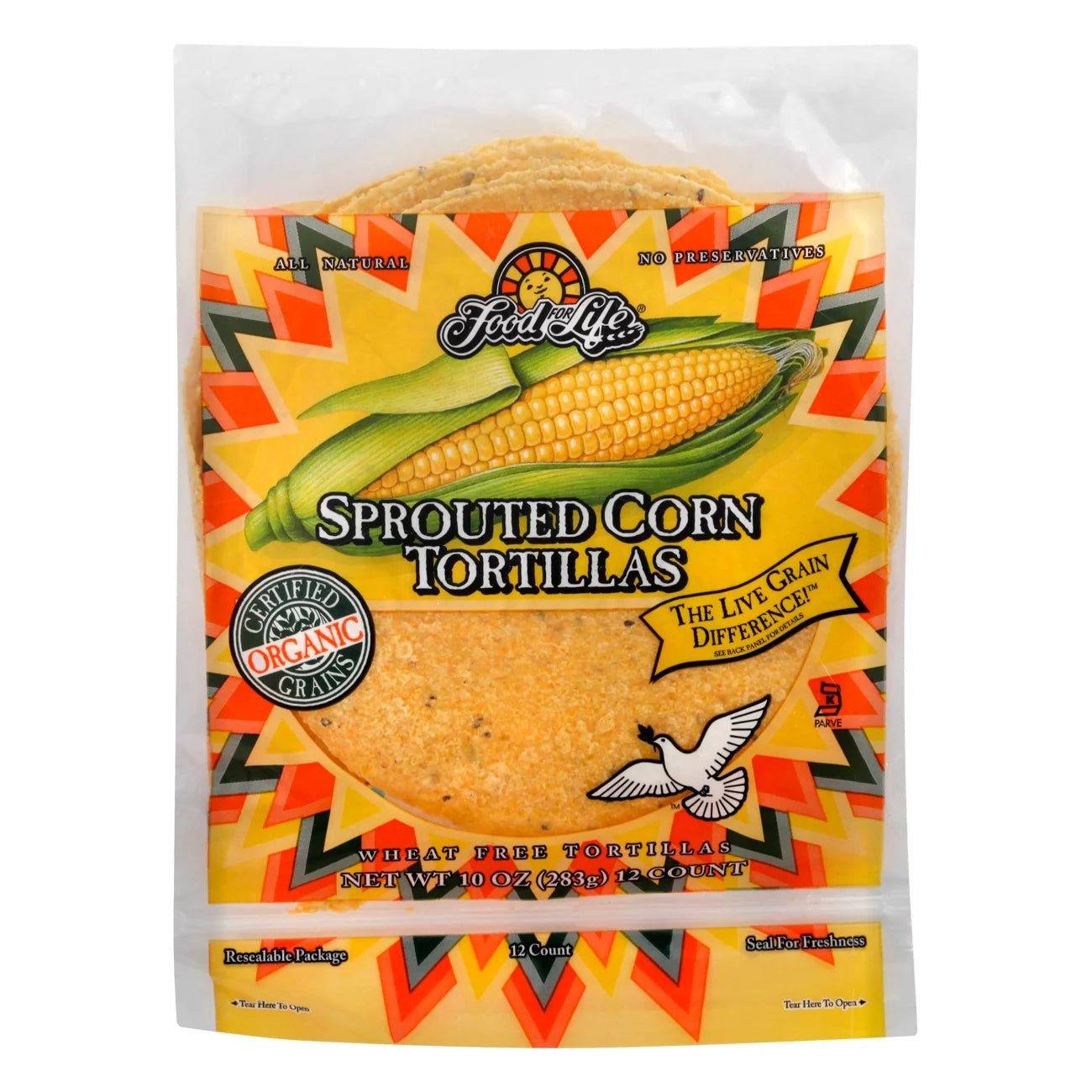 Corn Tortillas - pack of 12 from Food For Life | Available at Sow & Arrow