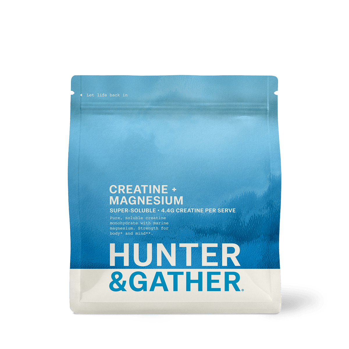 Creatine Monohydrate with Magnesium - 28 servings from Hunter & Gather | Available at Sow & Arrow