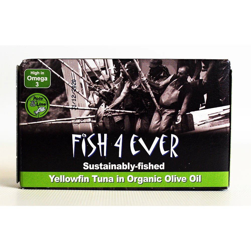 Fish4Ever Yellow fin Tuna in Olive Oil - 120g from Fish4Ever | Available at Sow & Arrow