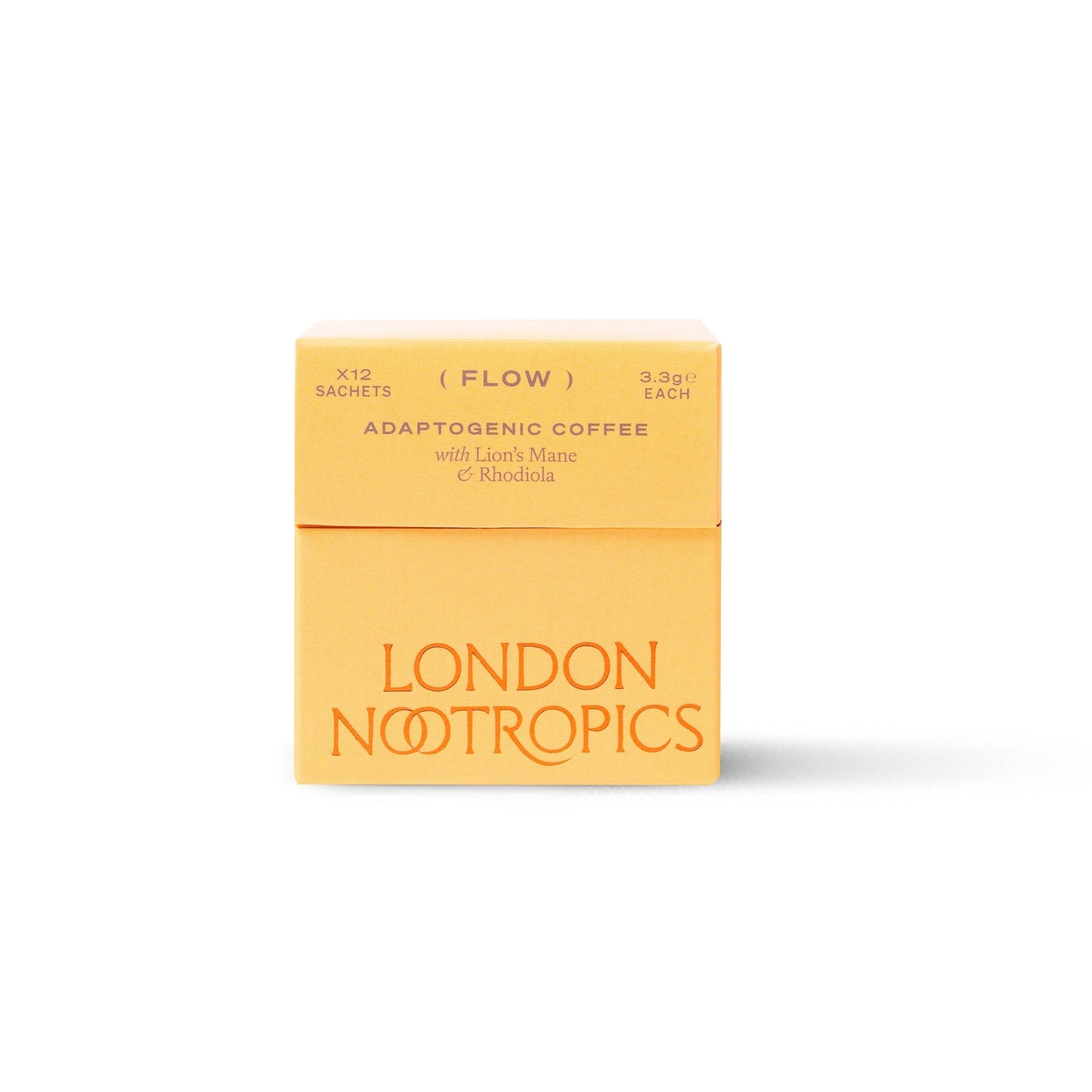 Flow Adaptogenic Coffee - 12 sachets from London Nootropics | Available at Sow & Arrow