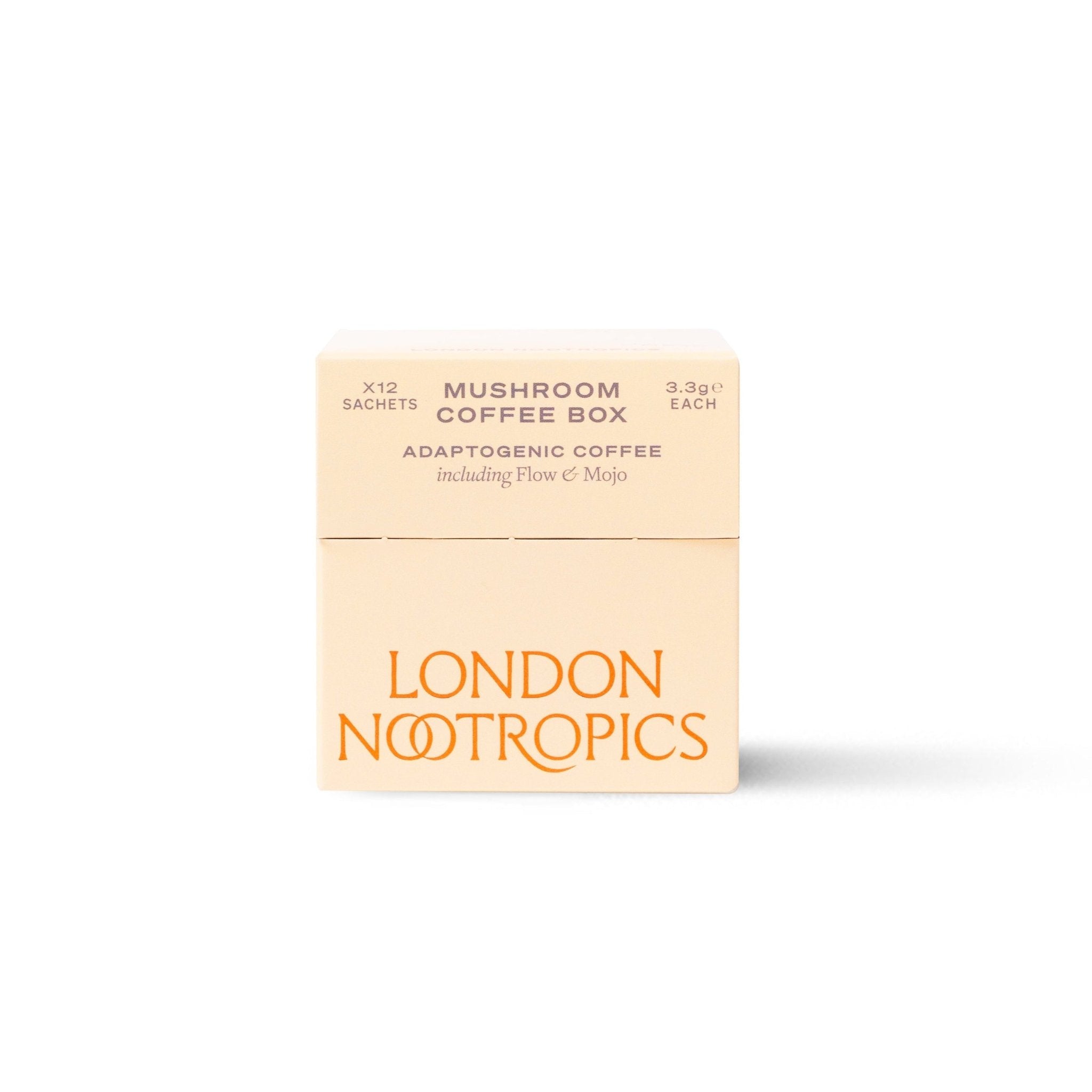Flow & Mojo Adaptogenic Coffee - 12 sachets from London Nootropics | Available at Sow & Arrow