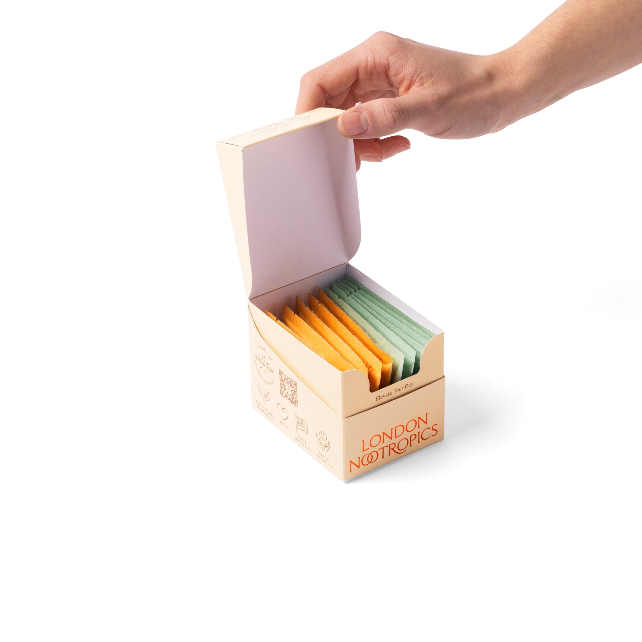 Flow & Mojo Adaptogenic Coffee - 12 sachets from London Nootropics | Available at Sow & Arrow
