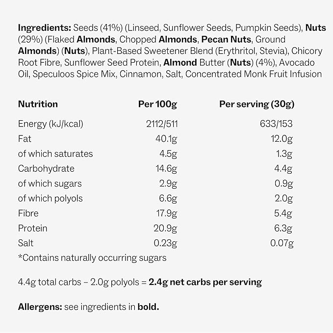 Grain-free Granola - Spiced Biscuit from Fudi | Available at Sow & Arrow