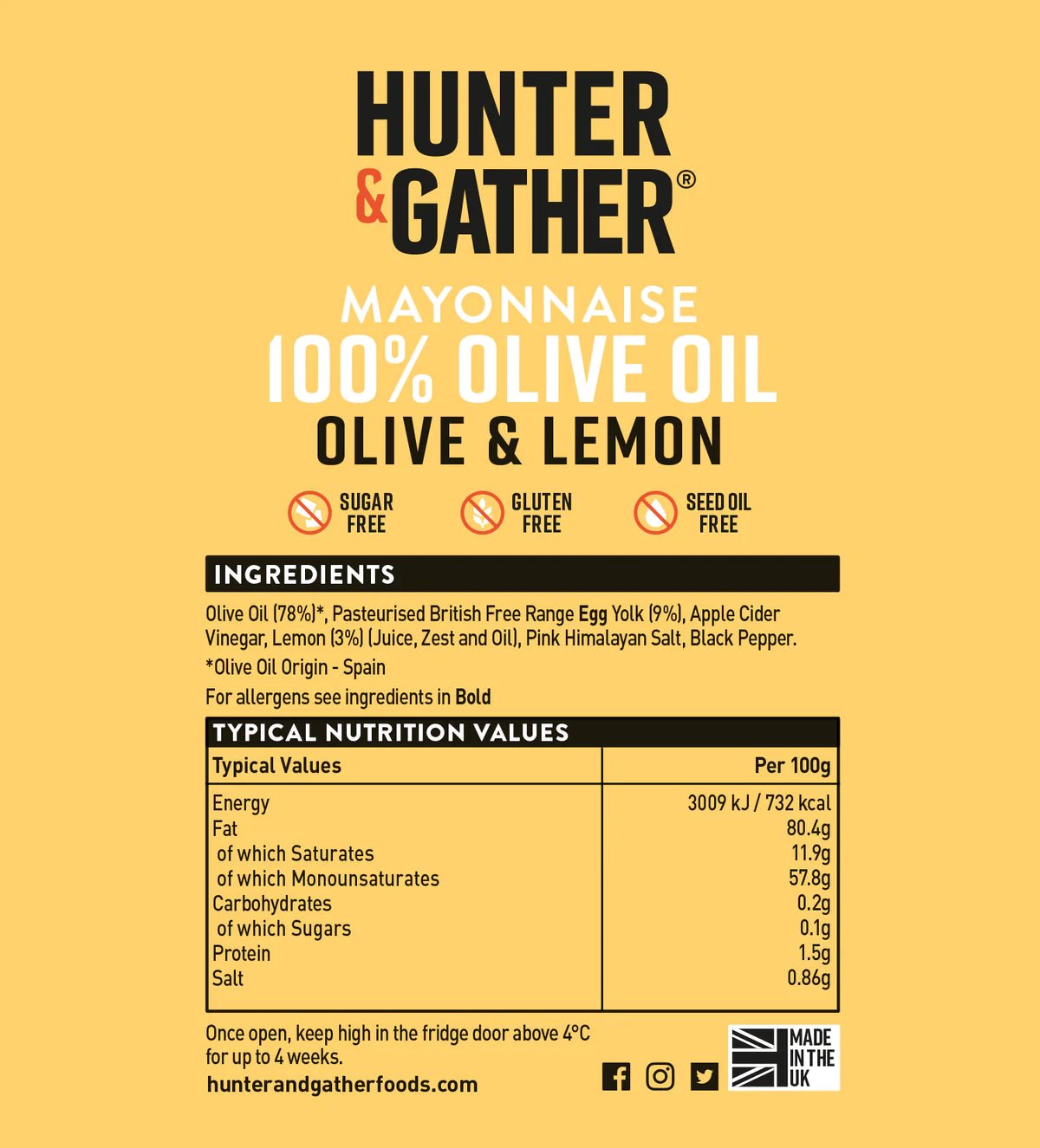 Hunter & Gather Mayonnaise - 250g from Hunter & Gather | Available at Sow & Arrow