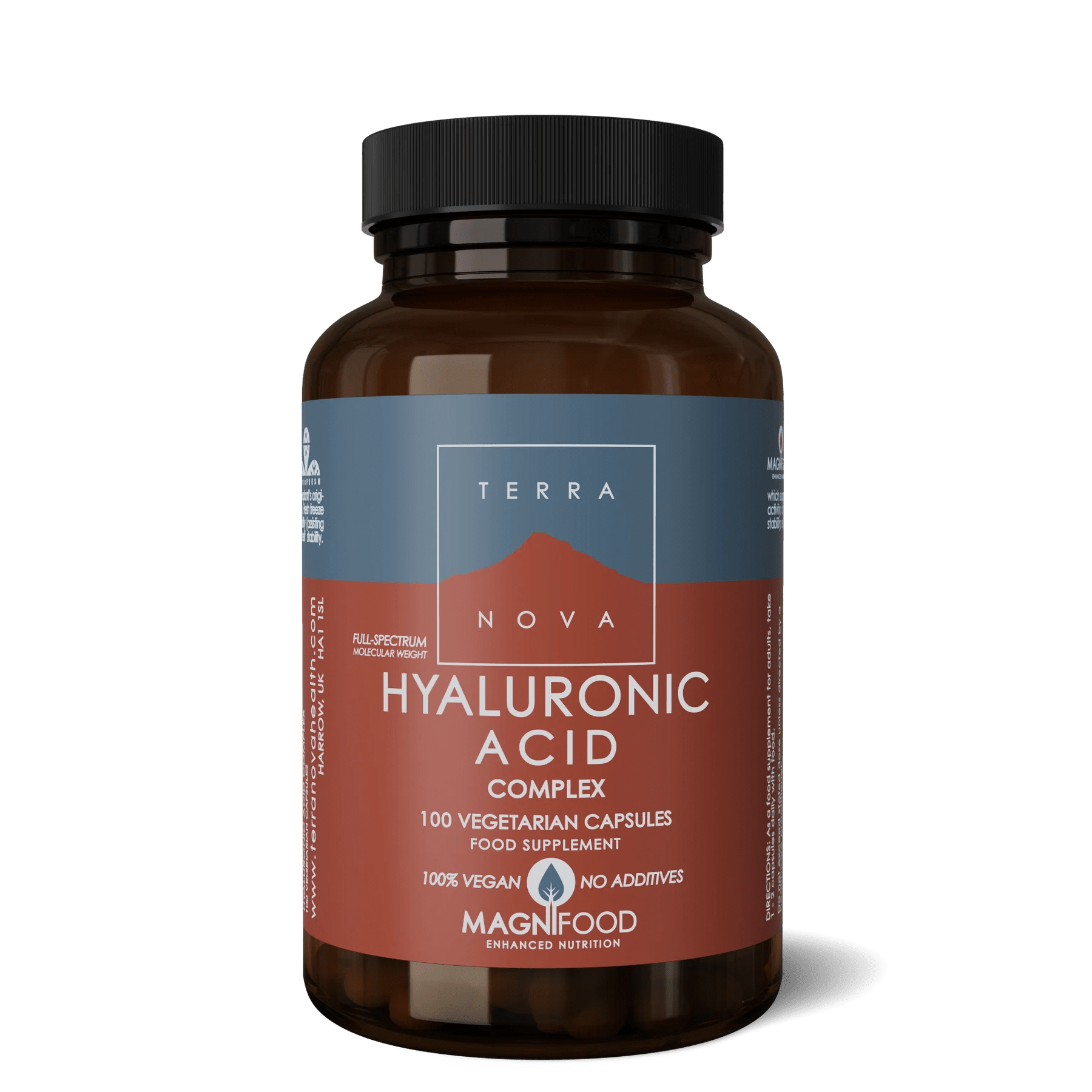 Hyaluronic Acid Complex - 100 capsules from TerraNova | Available at Sow & Arrow