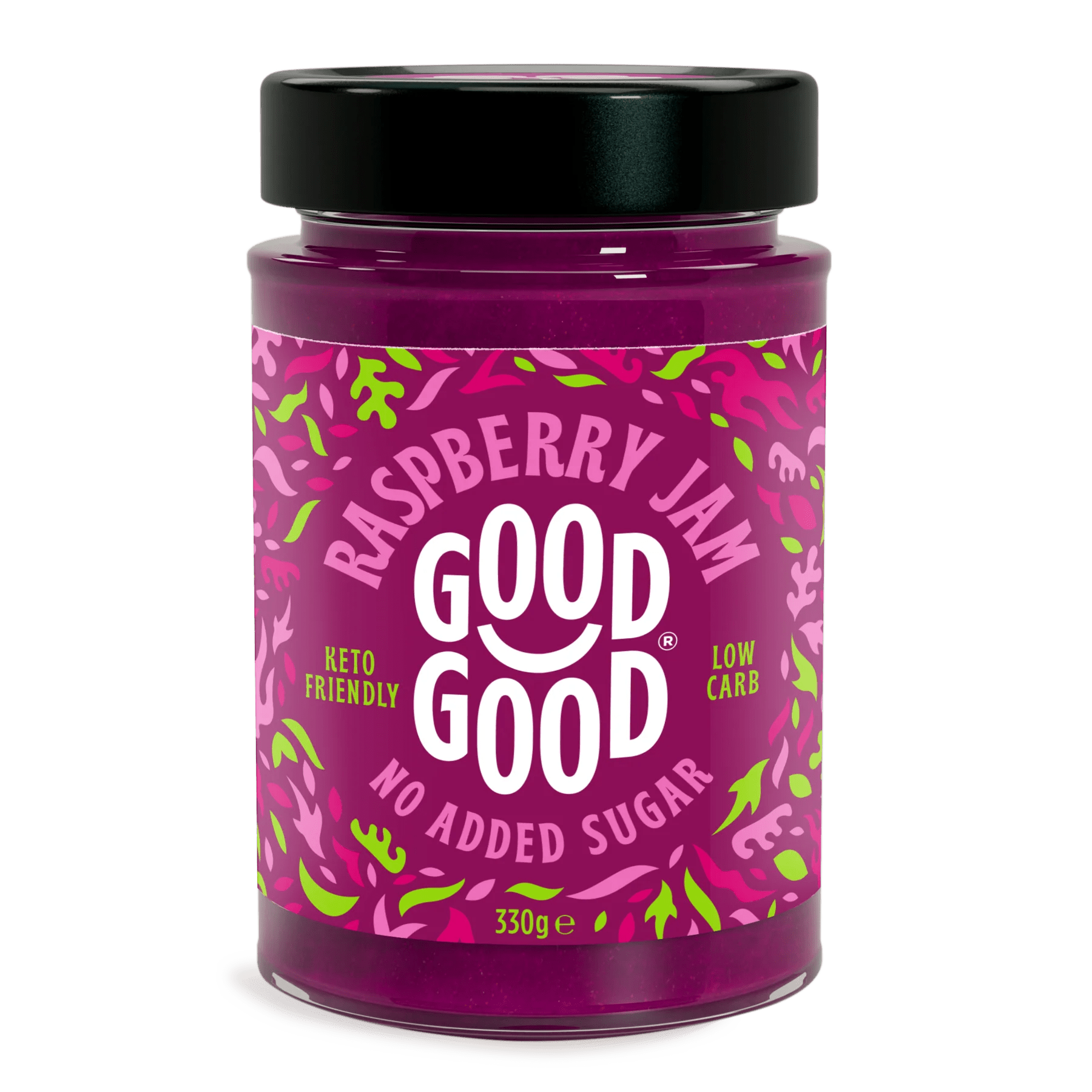 Keto Raspberry Jam - 330g from Good Good | Available at Sow & Arrow