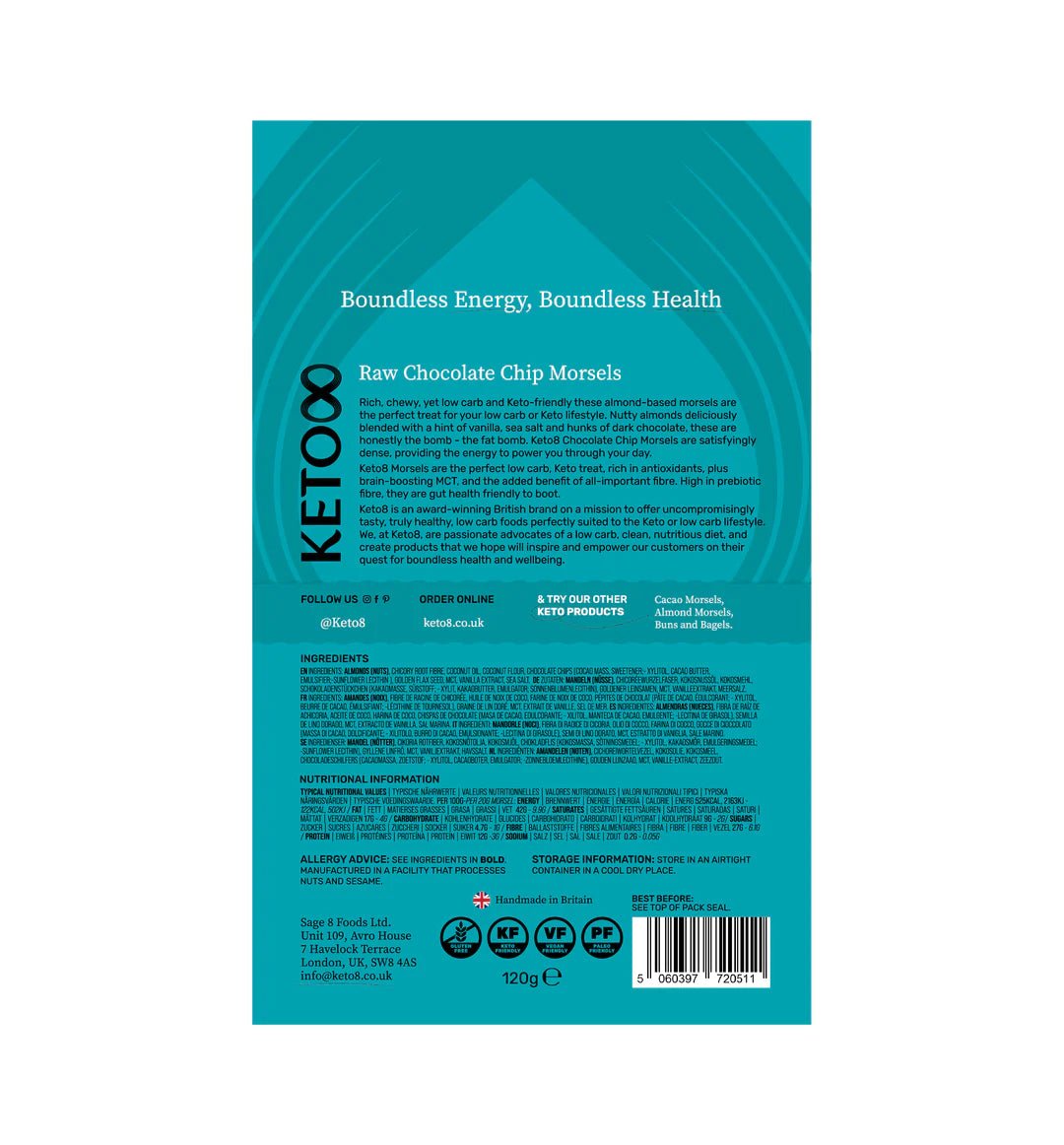 Keto8 Vegan Macaroons from Keto8 | Available at Sow & Arrow