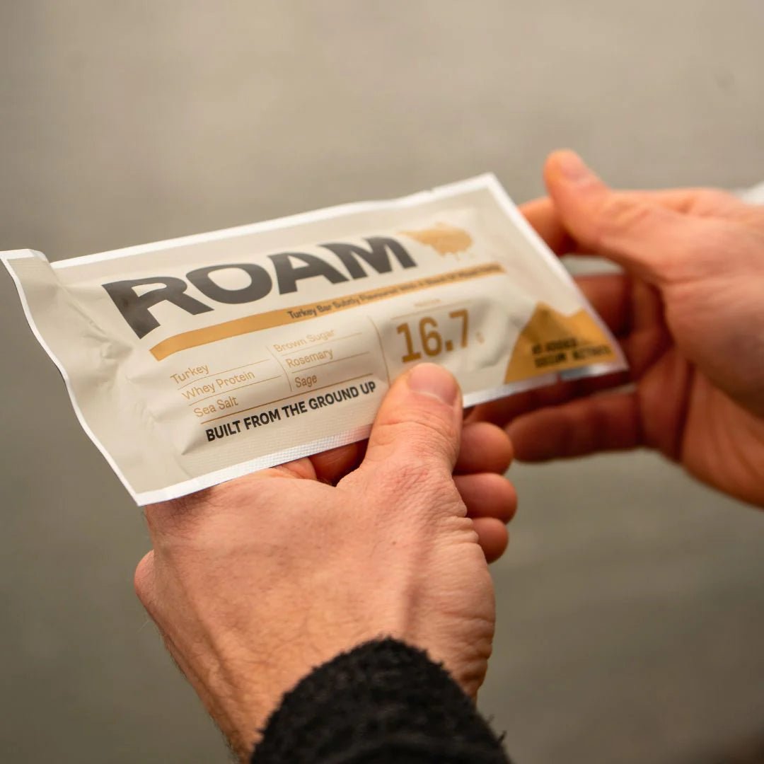 Lemon & Herb Free - Range Turkey Bar - 40g from Roam | Available at Sow & Arrow