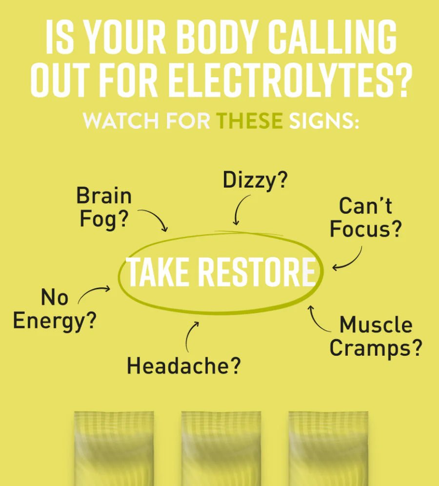 Lemon & Lime Restore® All Natural Daily Electrolytes - Hunter & Gather from Hunter & Gather | Available at Sow & Arrow