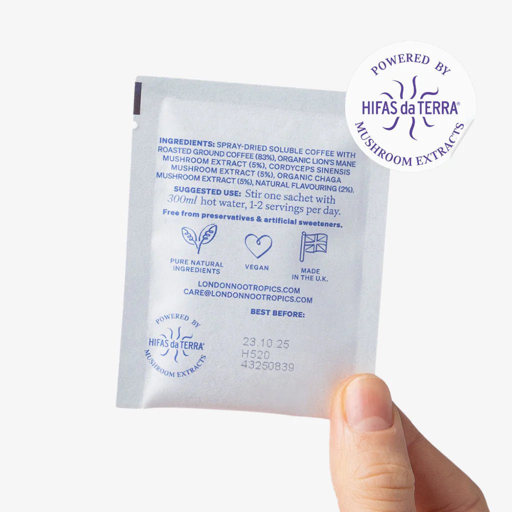 Mush Love Coffee - 12 Sachets from London Nootropics | Available at Sow & Arrow