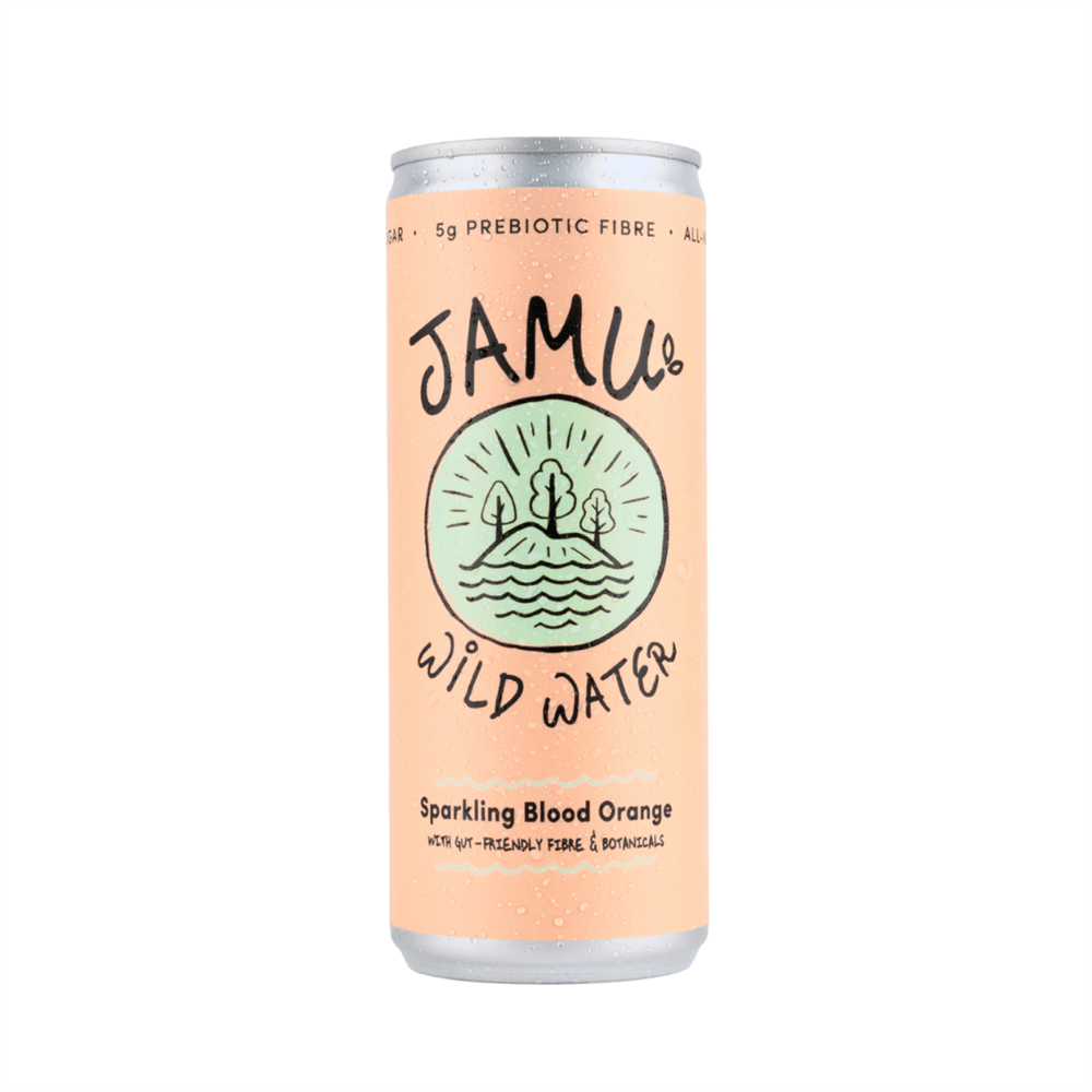 Natural Sparkling Blood Orange + Gut Friendly Fibre - 250ml (Copy) from Jamu | Available at Sow & Arrow