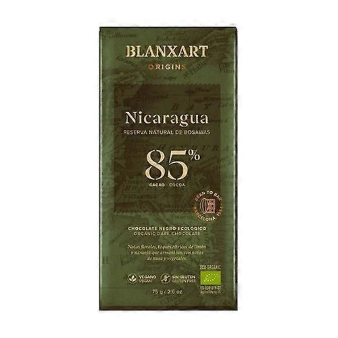 Organic 85% Nicaragua Dark Chocolate from Blanxart | Available at Sow & Arrow