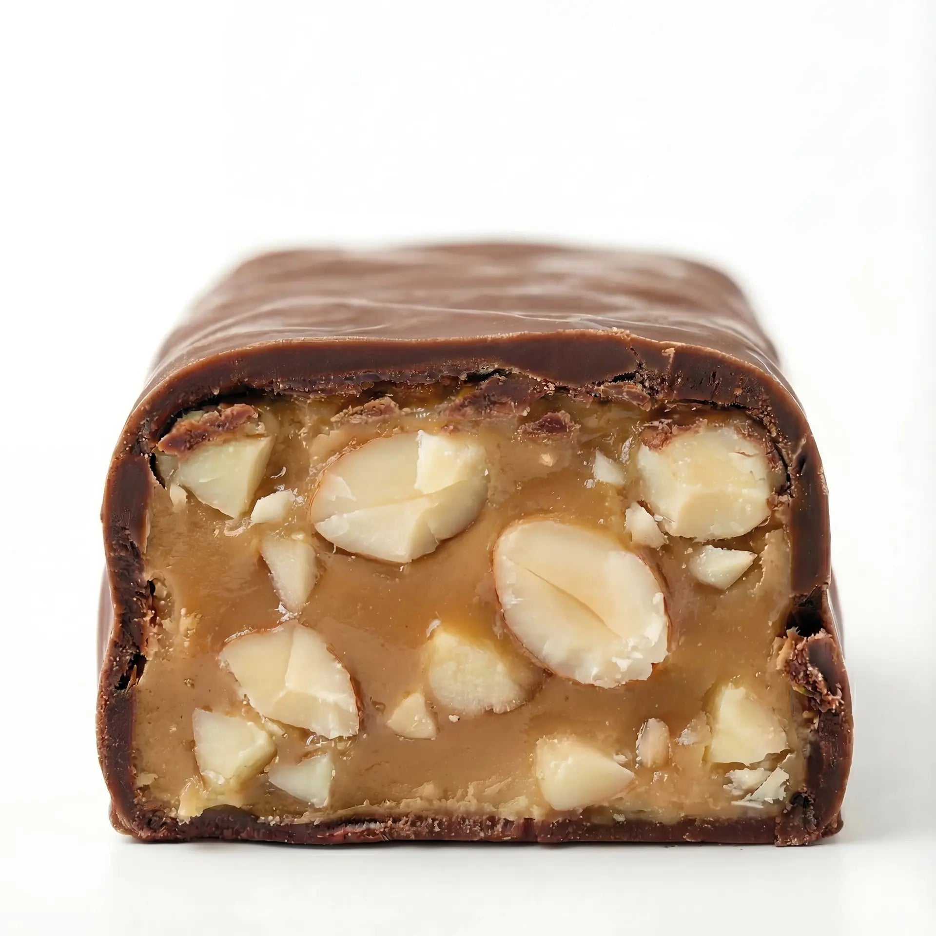 Organic Almond & Praline Bar - Low Sugar from Origin | Available at Sow & Arrow
