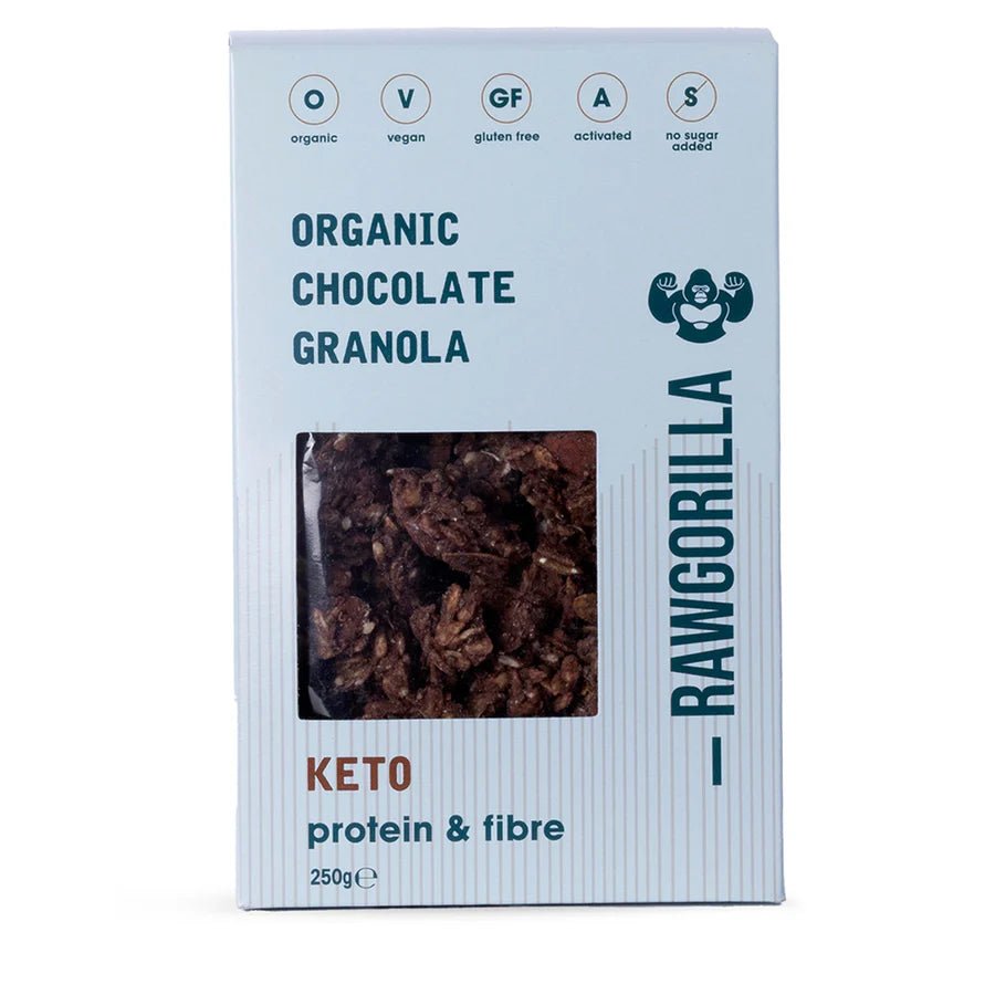 Organic Chocolate Keto Granola - Raw Gorilla from Raw Gorilla | Available at Sow & Arrow