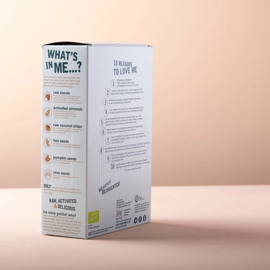 Organic Chocolate Keto Granola - Raw Gorilla from Raw Gorilla | Available at Sow & Arrow