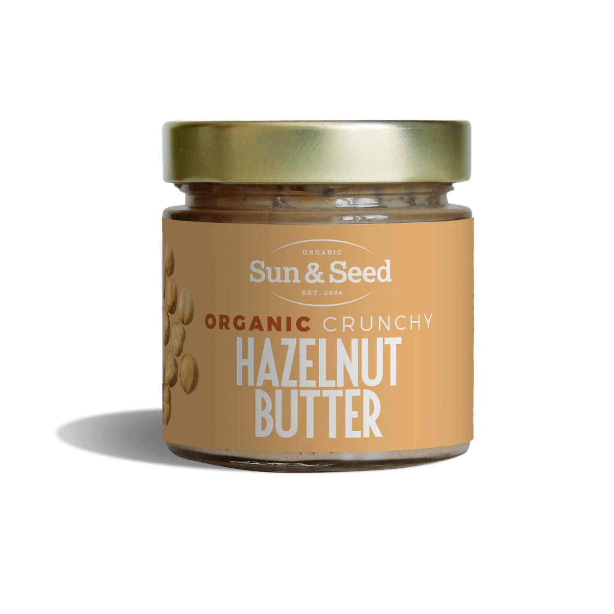 Organic Crunchy Hazelnut Butter - 200g from Sun and Seed | Available at Sow & Arrow