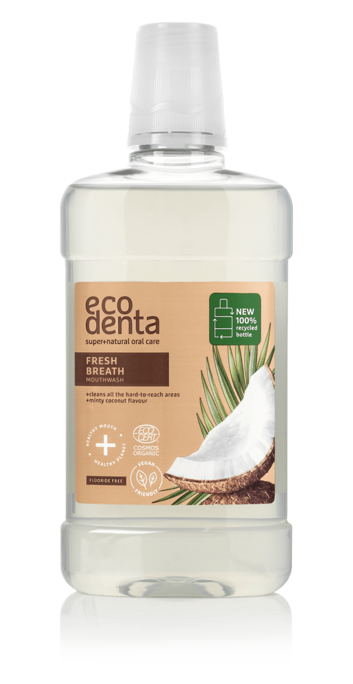 Organic Fresh Breath Coconut Mouthwash - 500ml from Sow & Arrow | Available at Sow & Arrow