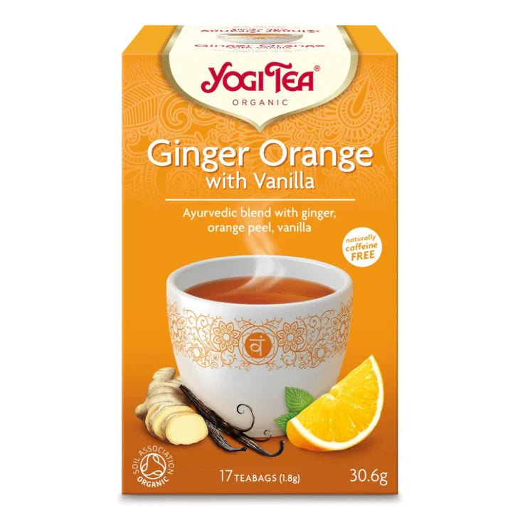 Organic Ginger, Orange with Vanilla Tea - YogiTea from YogiTea | Available at Sow & Arrow