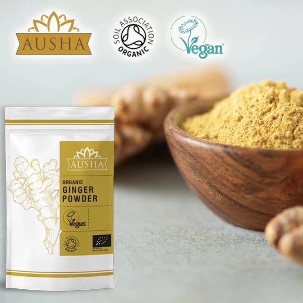 Organic Ginger Powder - 100g from Ausha | Available at Sow & Arrow