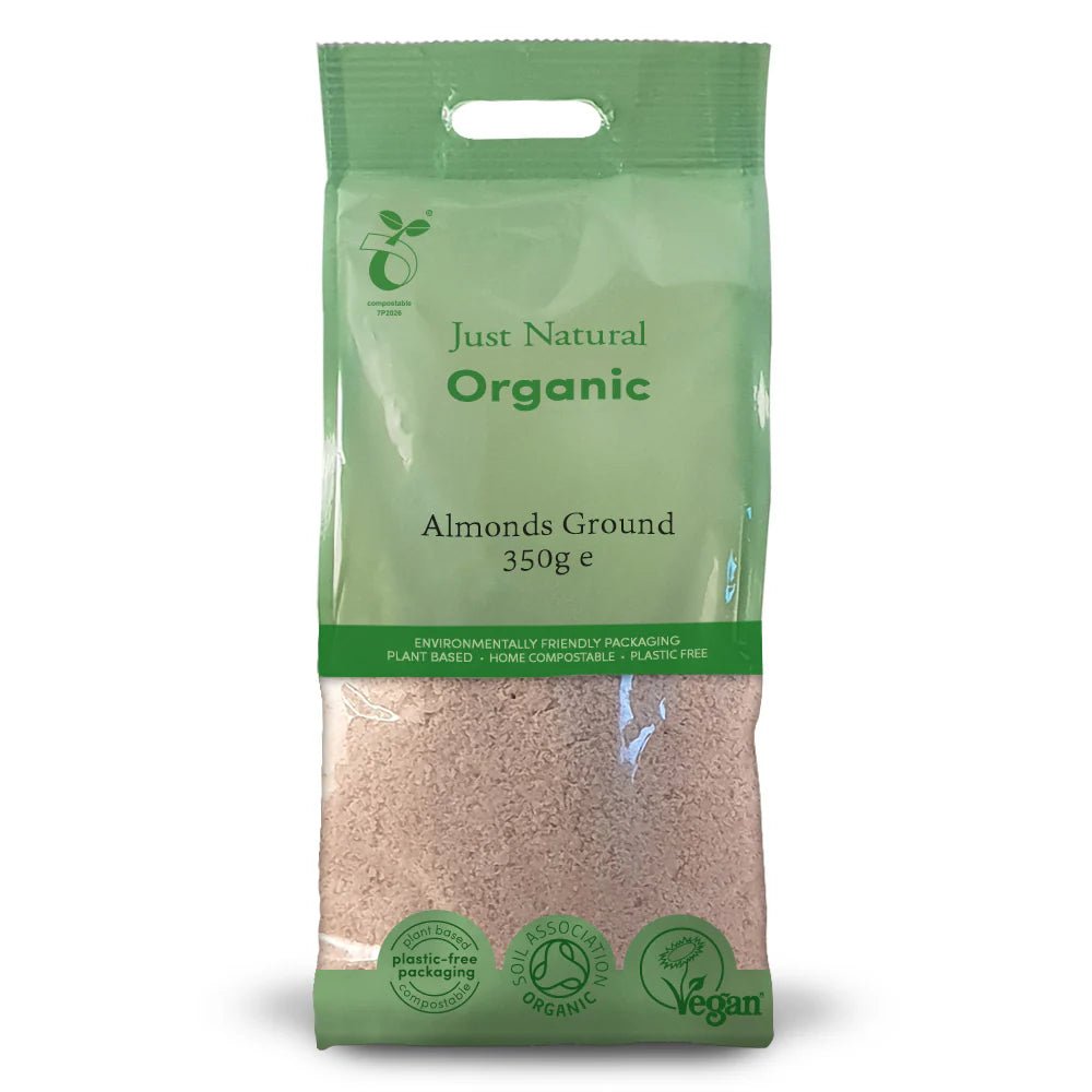 Organic Ground Almonds - 350g from Just Natural | Available at Sow & Arrow