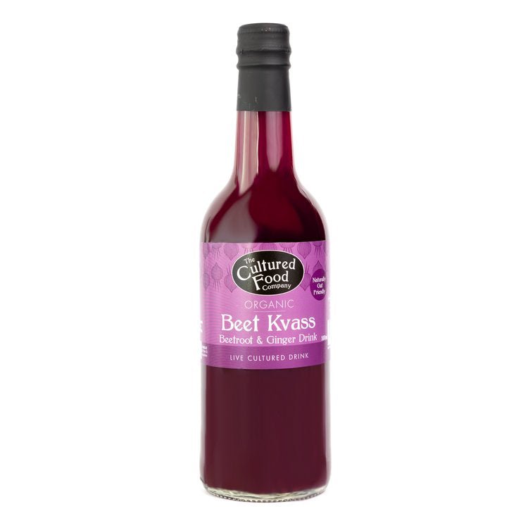 Organic, handmade Beet Kvass - 500ml from The Cultured Food Company | Available at Sow & Arrow