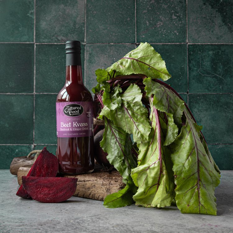 Organic, handmade Beet Kvass - 500ml from The Cultured Food Company | Available at Sow & Arrow