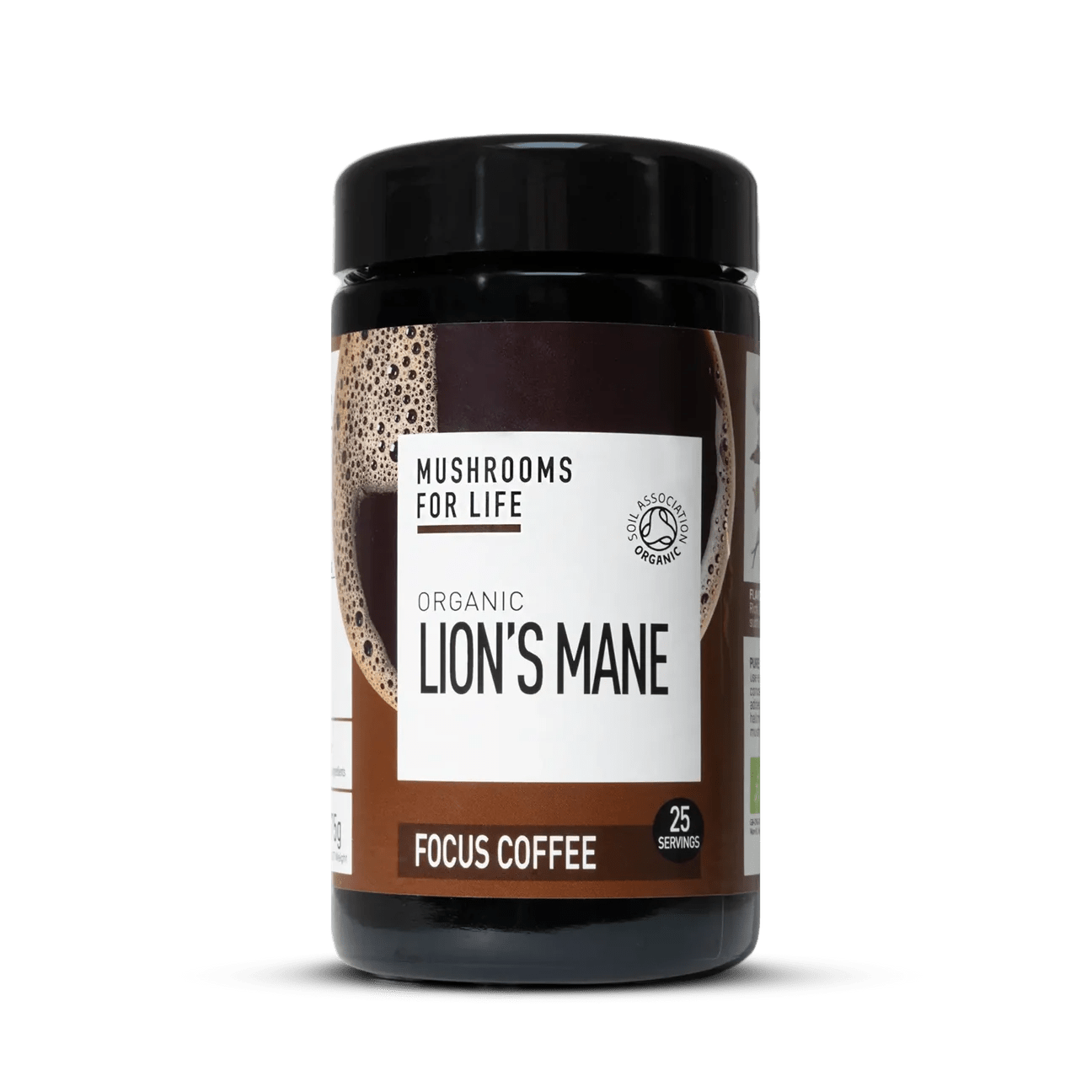 Organic Lion's Mane Focus Coffee - 75g from Mushrooms For Life | Available at Sow & Arrow