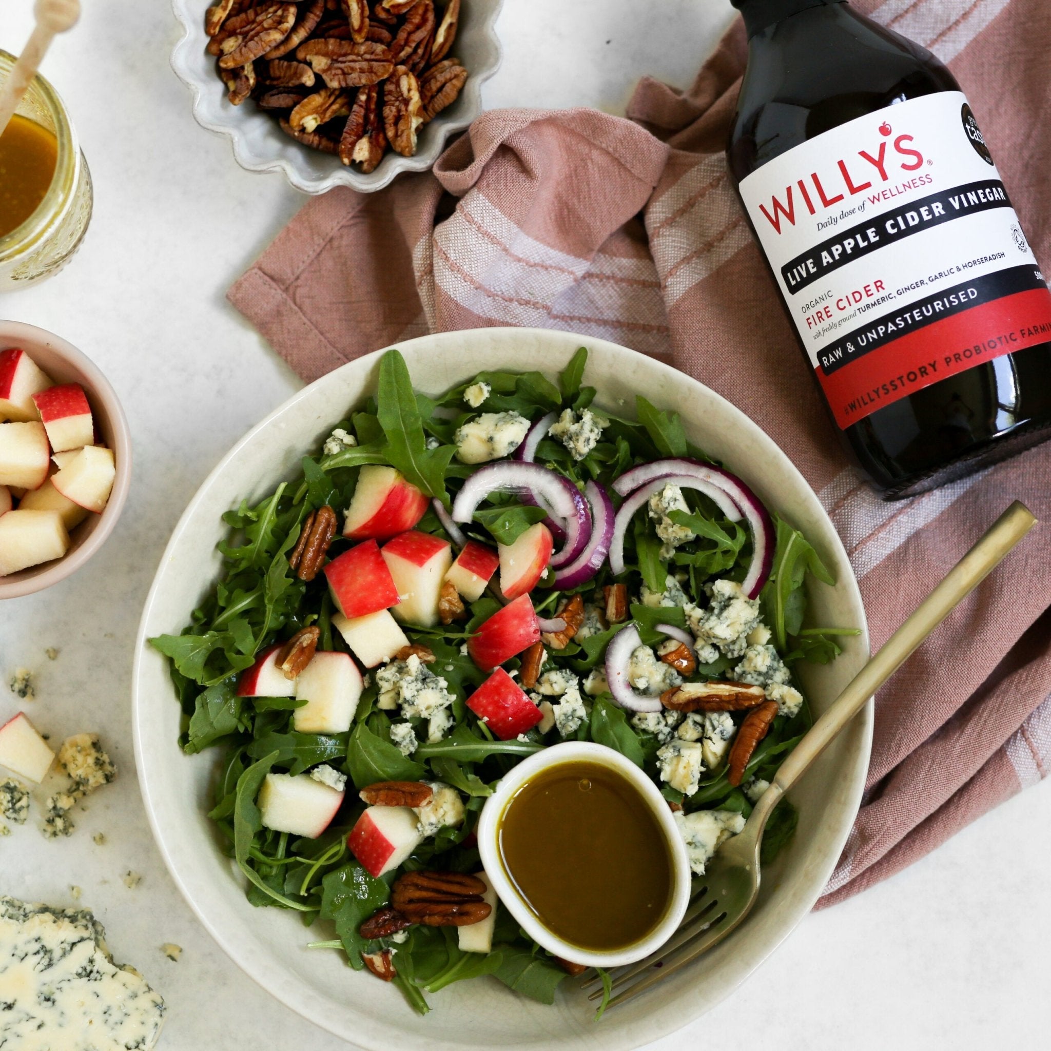 Organic Live Fire Cider Apple Cider Vinegar - 500ml from Willy's | Available at Sow & Arrow