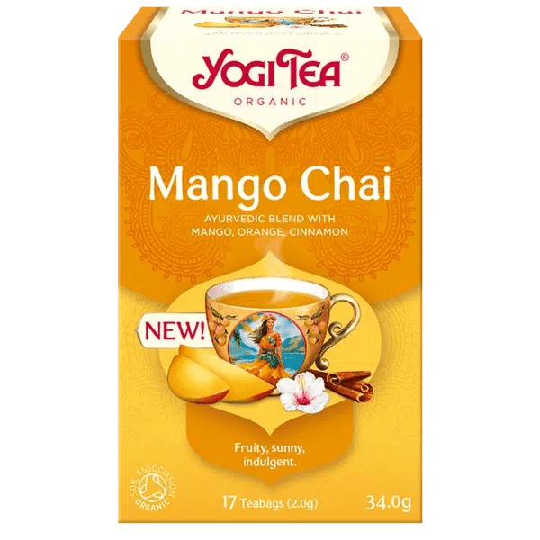 Organic Mango Chai - YogiTea from YogiTea | Available at Sow & Arrow