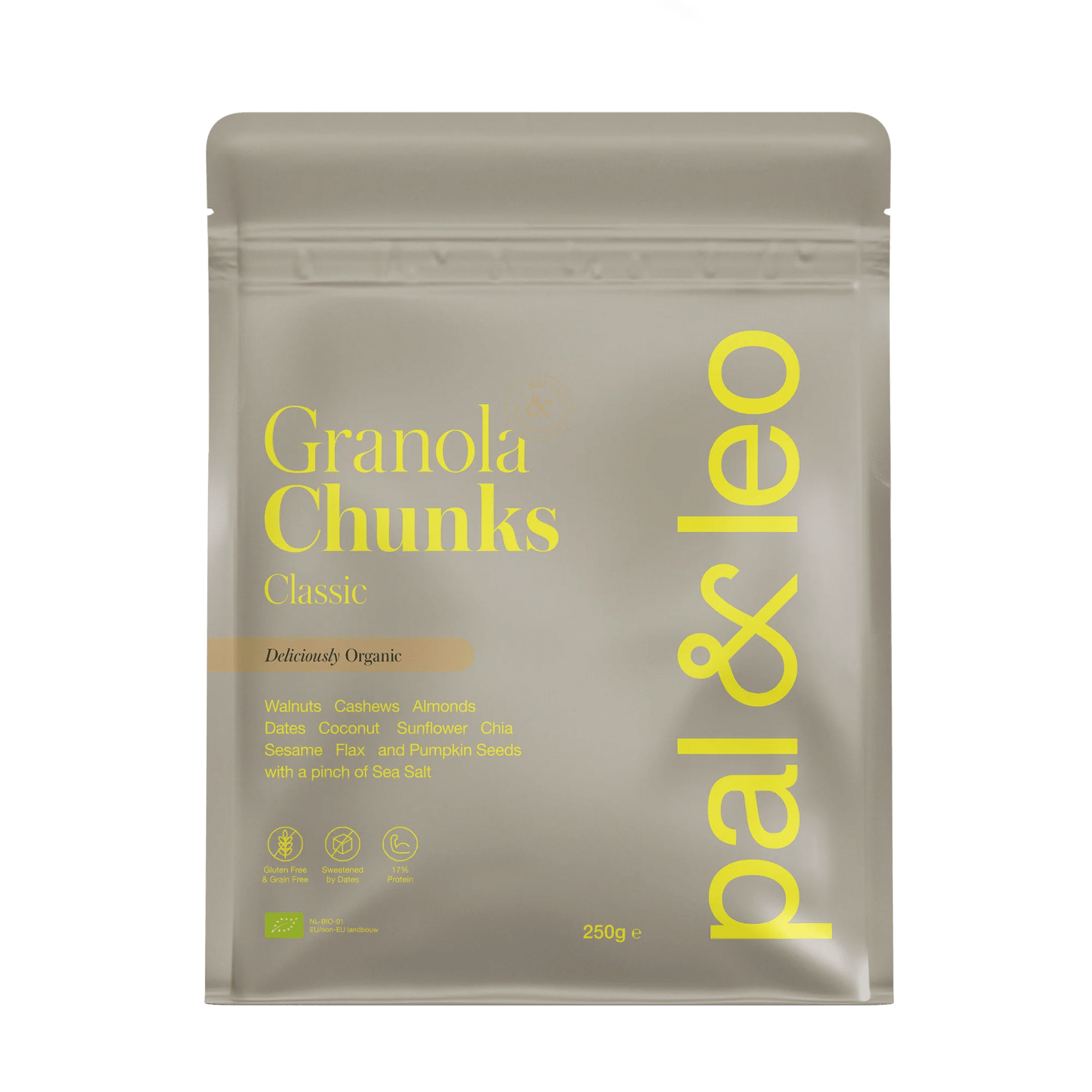 Organic Paleo Granola Chunks - Classic - 250g from Pal & Leo | Available at Sow & Arrow