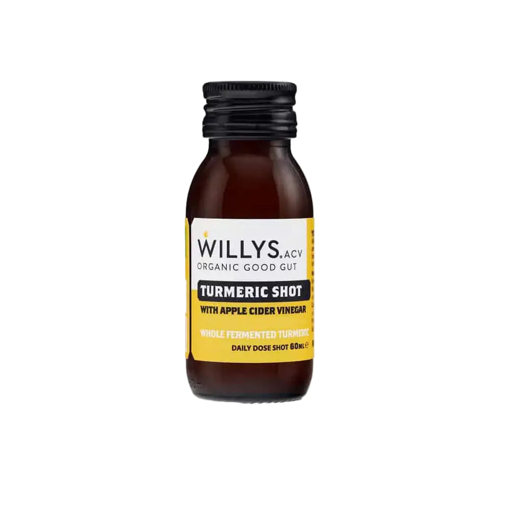 Organic Probiotic Turmeric & Honey Gut Shot - 60ml from Willy's | Available at Sow & Arrow