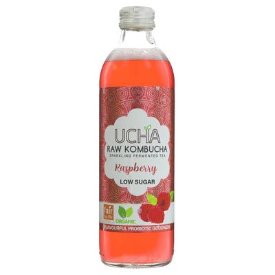Organic Raspberry Kombucha - 350ml from Ucha Kombucha | Available at Sow & Arrow