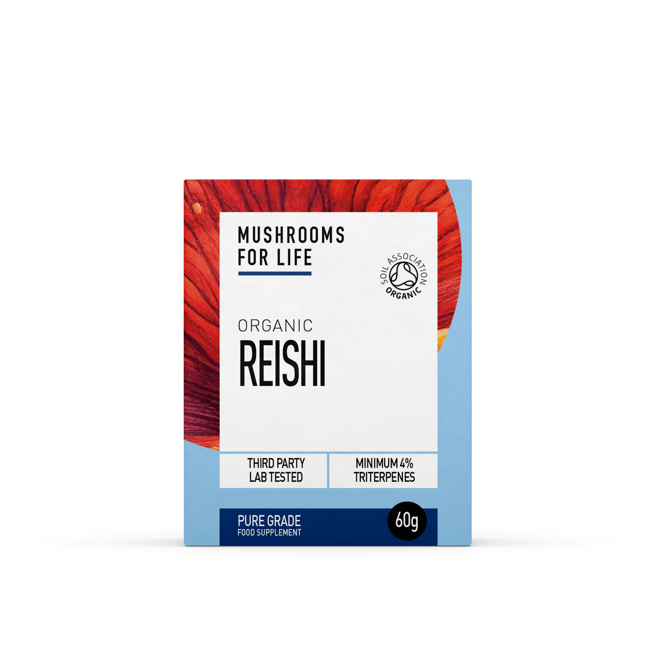 Organic Reishi - 60g from Mushrooms For Life | Available at Sow & Arrow