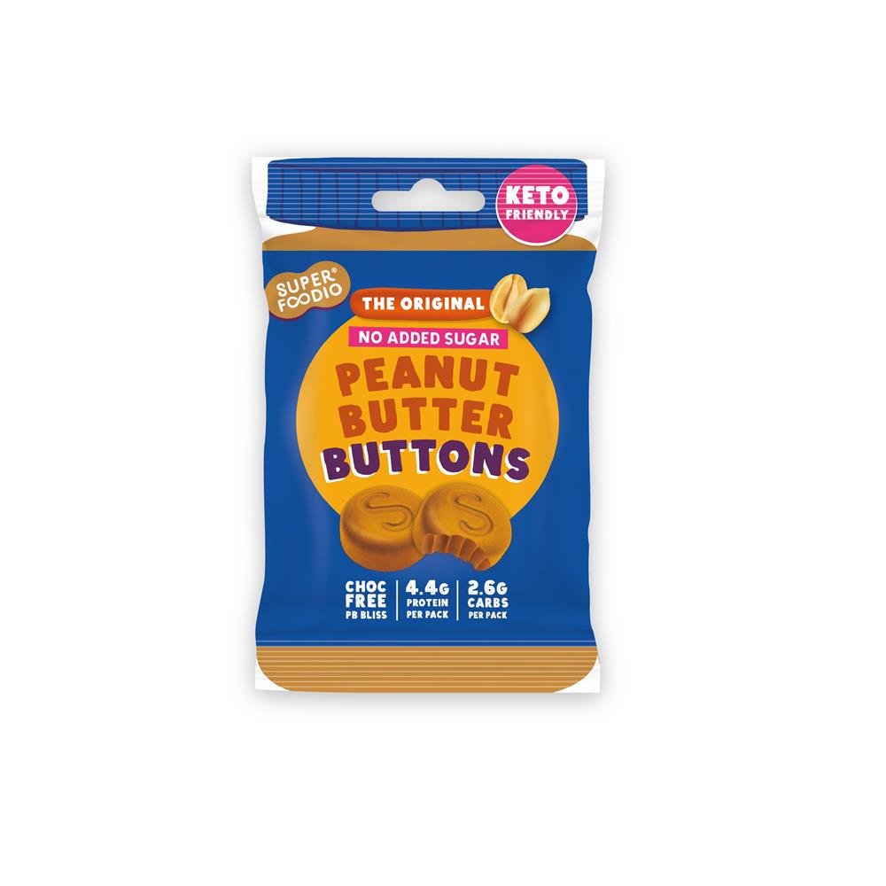 Peanut Butter Buttons - No added sugar - 20g from Superfoodio | Available at Sow & Arrow