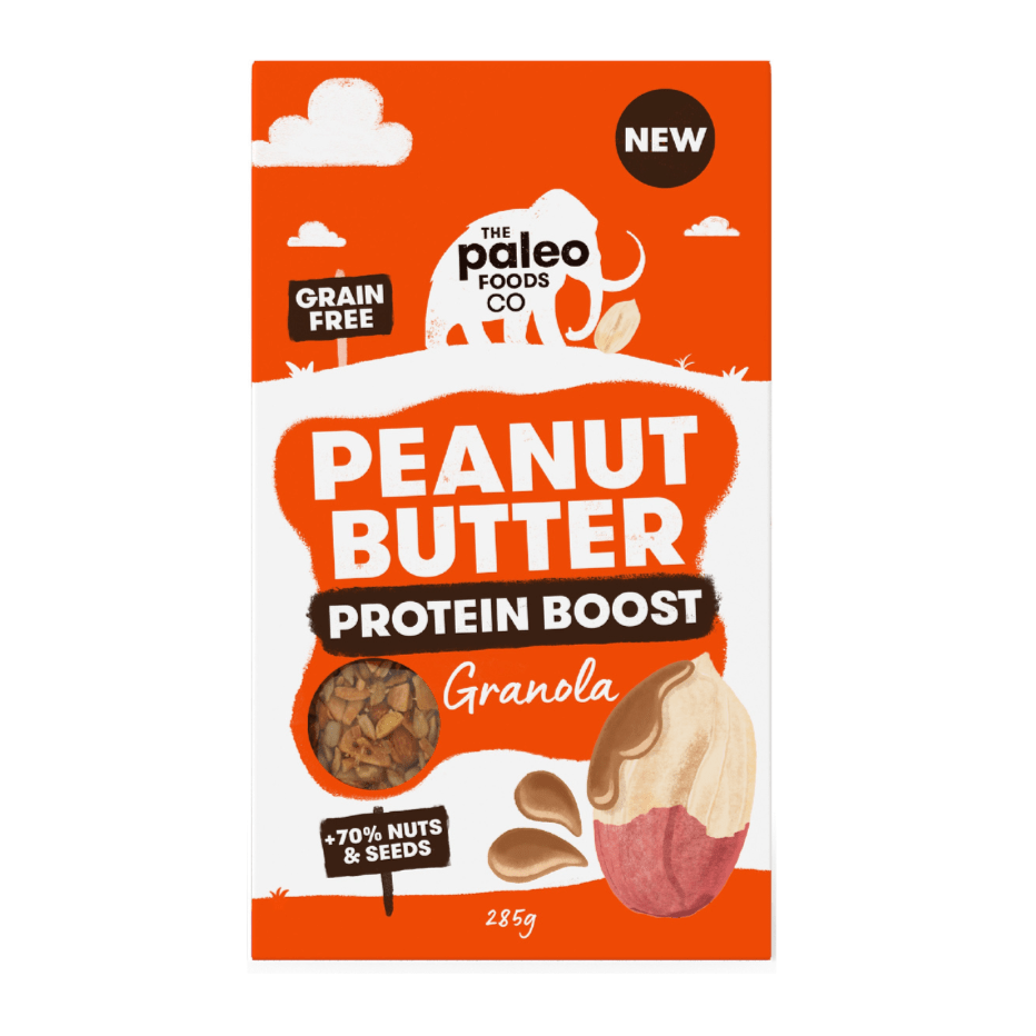 Peanut Butter Protein Boost Granola - 285g from The Paleo Food Co. | Available at Sow & Arrow